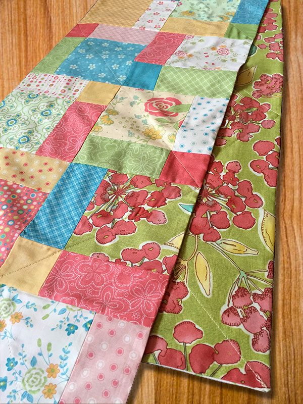 Quilted Table RunnerQuilted Table TopperGreen Nine Patch